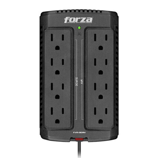 Regulador de Voltaje Forza FVR-902 450W 8 Tomas Universal