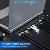 Docking USB-C Rocketek 14 en 1 Gigabit