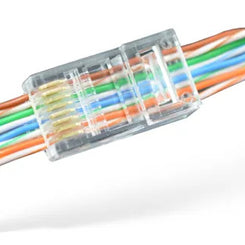 Conector RJ45 PLASTICO Pass trough Innova CAT 5E 100 unidade