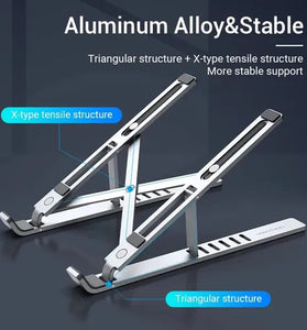 Soporte Notebook Aluminio Regulable Vention KDLI0