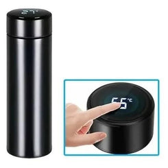 Termo 500 Ml Con Indicador Digital De Temperatura Negro