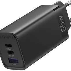Cargador Vention 65w 3 puertos USB (C+C+A) FEDB0-EU