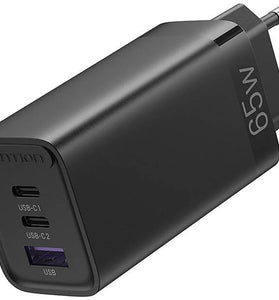 Cargador Vention 65w 3 puertos USB (C+C+A) FEDB0-EU