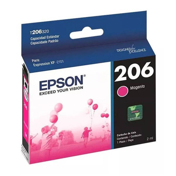 Cartucho Epson 206 Magenta Original