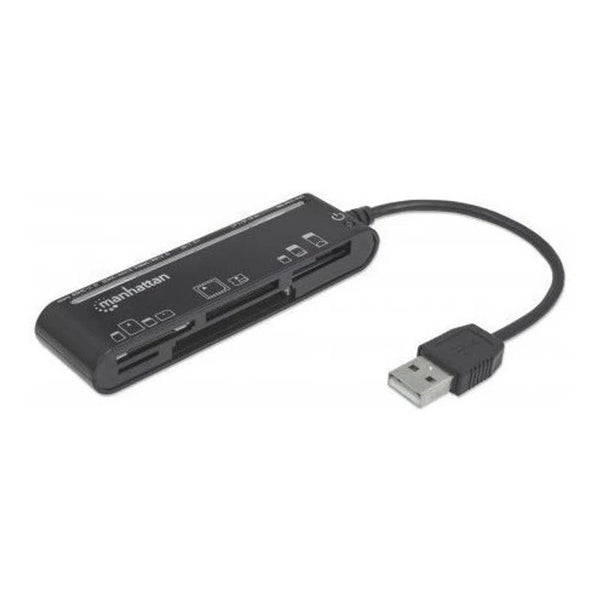 Lector de Memorias Slim Manhattan 79 Tipos en 1 USB 2.0