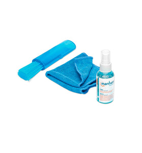 Limpiador LCD Manhattan 60ml c/paño y cepillo