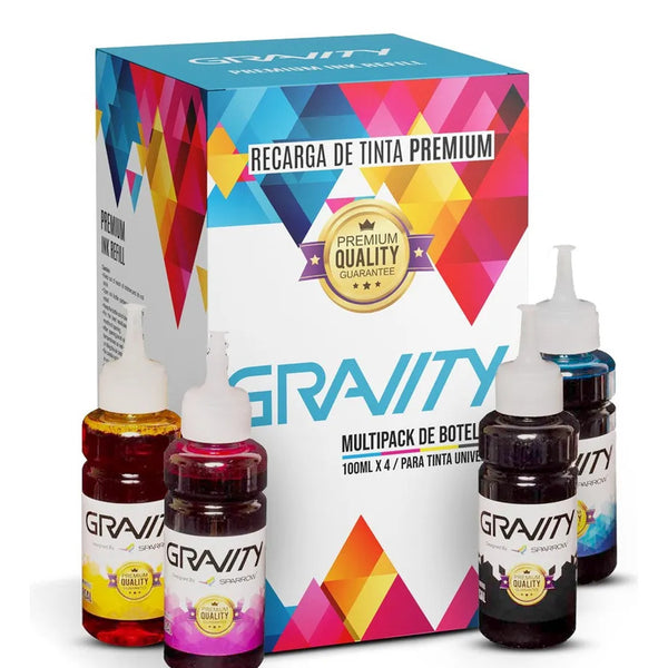 KIT X4 Tintas Sistema Continuo Universal