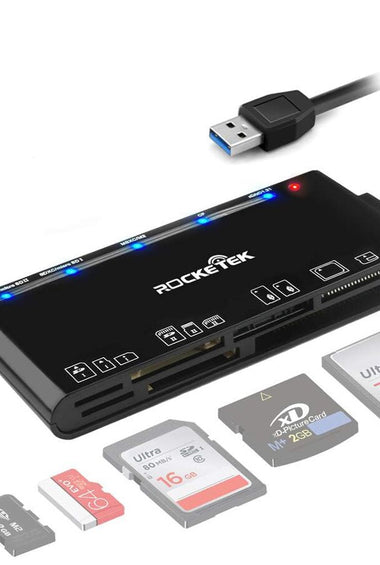 Lector de memorias Rocketek 7 en 1 CR7