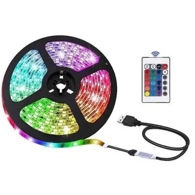 Tira Led RGB 3 Metros c/Control Remoto