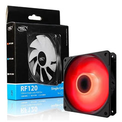 Fan Cooler Gamer Deepcool RF-120R 12 x 12 cm Rojo