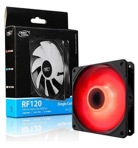 Fan Cooler Gamer Deepcool RF-120R 12 x 12 cm Rojo