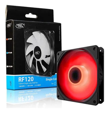 Fan Cooler Gamer Deepcool RF-120R 12 x 12 cm Rojo