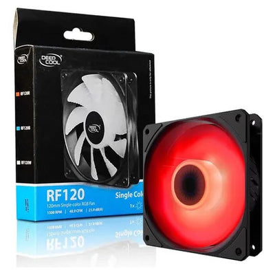 Fan Cooler Gamer Deepcool RF-120R 12 x 12 cm Rojo