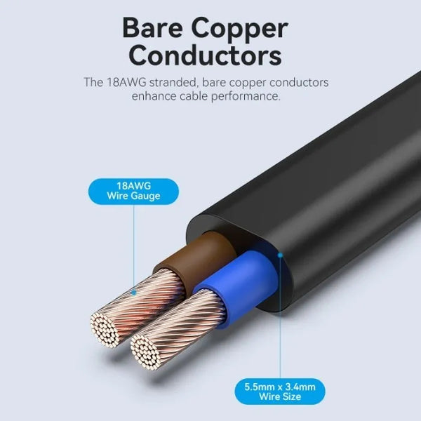 Cable Poder tipo 8 ZCIBAC Vention 2 en linea
