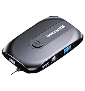 KVM USB VGA 2 Puertos Unnlink c/ botón selector