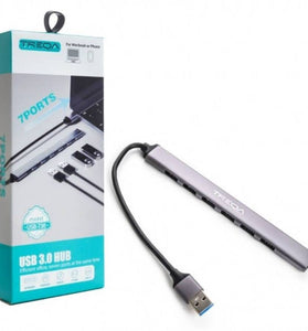 Hub USB 2.0 Treqa 7 Puertos (USB-730)