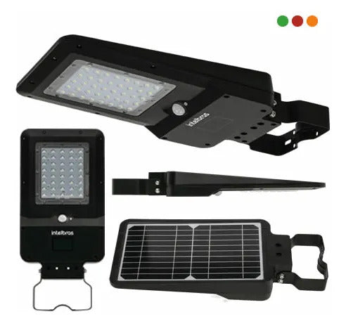 Foco Farol Led Solar Intelbras SL 1600 c/Batería Rec.