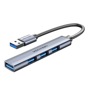 Hub USB 3.0 Mini Hub Gris Metalico CKOHB Vention