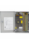 Fuente Gabinete Metalico 12V 20A 18 Canales c/Respaldo