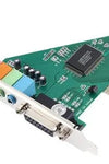 Tarjeta de sonido PCI Cmi1938 4 canales Roditec