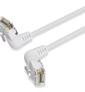 Patchcord Vention Blanco 2 Metros 90° CAT6A IBOWH
