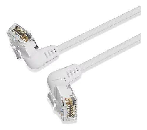 Patchcord Vention Blanco 2 Metros 90° CAT6A IBOWH