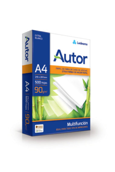 Papel A4 Autor 90g x 500 Hojas