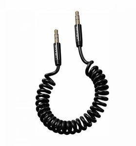 Cable Audio Plug M/M 1.5 mts. USAMS Auxiliar espiral