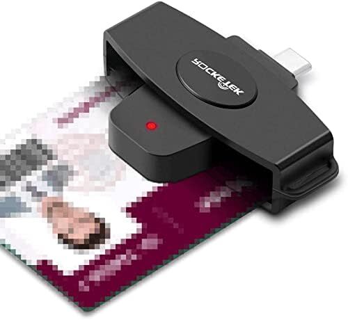 Lector de Cédula de Identidad Rocketek CSCR3 USB C