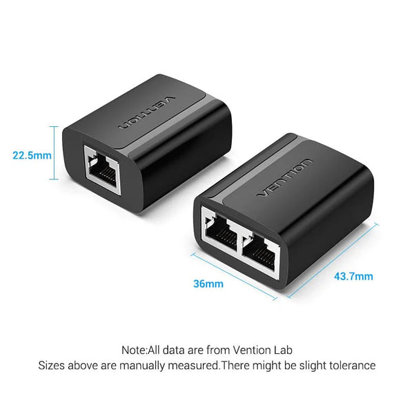 Divisor splitter RJ45 Vention IPTB0 100Mbps/ kit 2 unidades