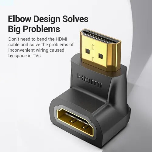 Adaptador HDMI 90° Macho Hembra AIOB0 Vention