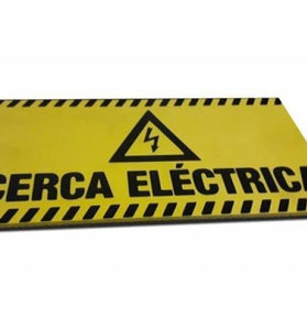 Cartel Cerca Electrica