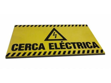 Cartel Cerca Electrica
