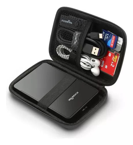 Estuche para disco extraible o powerbank Rocketek