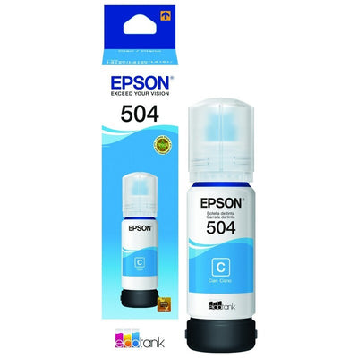 Tinta Epson 504 Original Cian