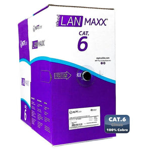Cable UTP MPT Exterior | Interior Cat 6 305 Metros Negro