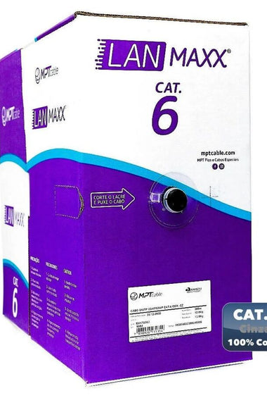 Cable UTP MPT Exterior | Interior Cat 6 305 Metros Negro