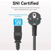 Cable de poder - Schuko ZCGBAC Vention 0.75mm 1.8 Mts.