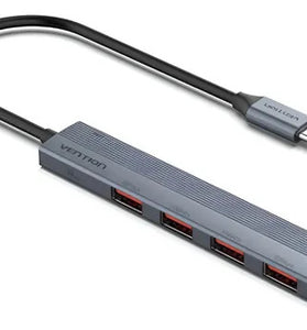 Hub Vention USB-C a USB 3.2 Gen 2 Tipo-A x 4 Mini CKHHC
