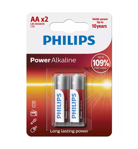 Pilas Philips AA x 2 unidades