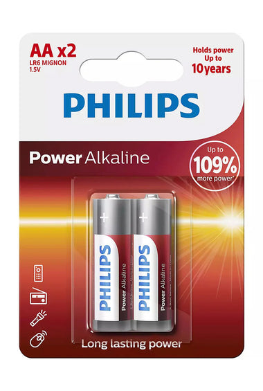 Pilas Philips AA x 2 unidades