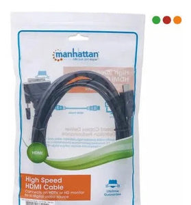 Cable HDMI (M) a DVI-D (M) 3.0Mts Manhattan