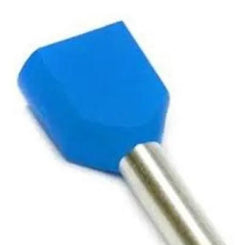 Conector Eléctrico Doble Pino 2,5mm Color Azul
