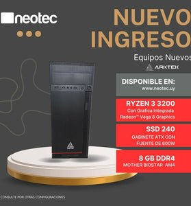 PC RYZEN 3 3200| BIOSTAR 520 | 8Gb | 240Gb | ARKTEK
