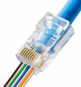 Conector RJ45 Pass trough Innova CAT 6 100 unidades