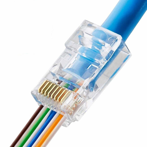 Conector RJ45 PLASTICO Pass trough Innova CAT 6 100 unidades