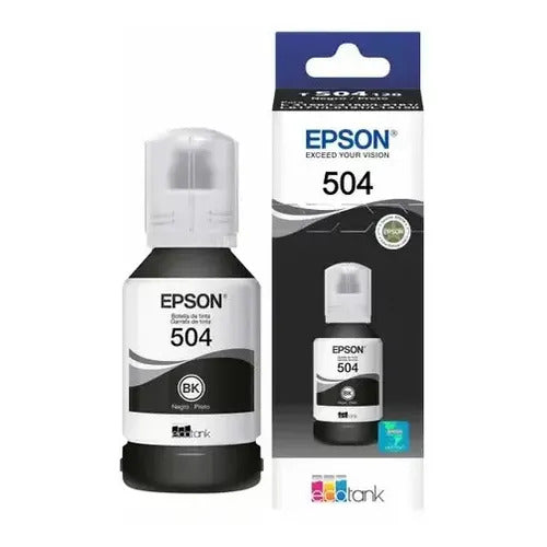 Tinta Epson 504 Original Negra