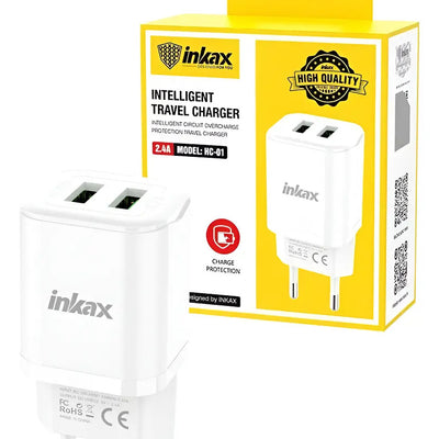 Cargador Inkax HC-02 USBx2