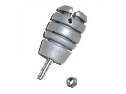 Aislador P/Cerca eléctrica Gris Roditec