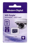 Memoria Micro SD WD Purple 64GB